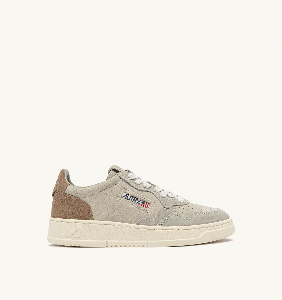 AUTRY Wom Medalist TS37 - Tricolor/Suede Cigar/Papyrus/Pelican