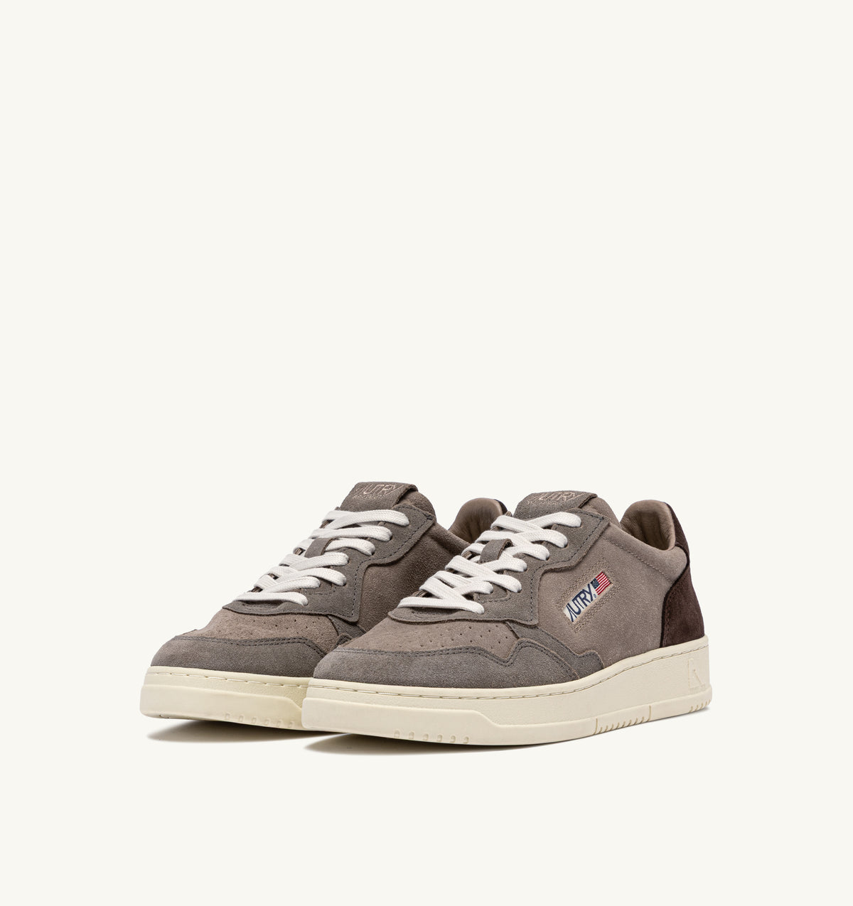 AUTRY Men Medalist TS41 - Tricolor/Suede Cotto/Antilop/Taupe
