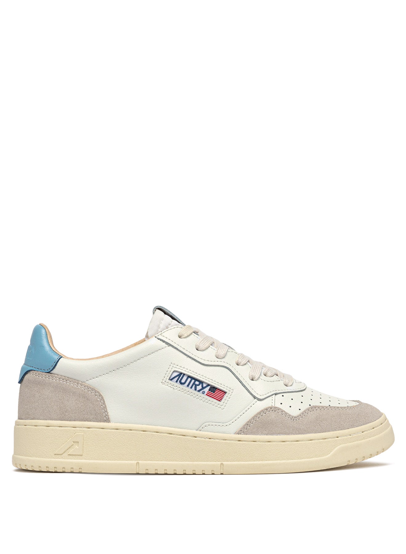 AUTRY Man Medalist LS12-Leat/Suede white/forget