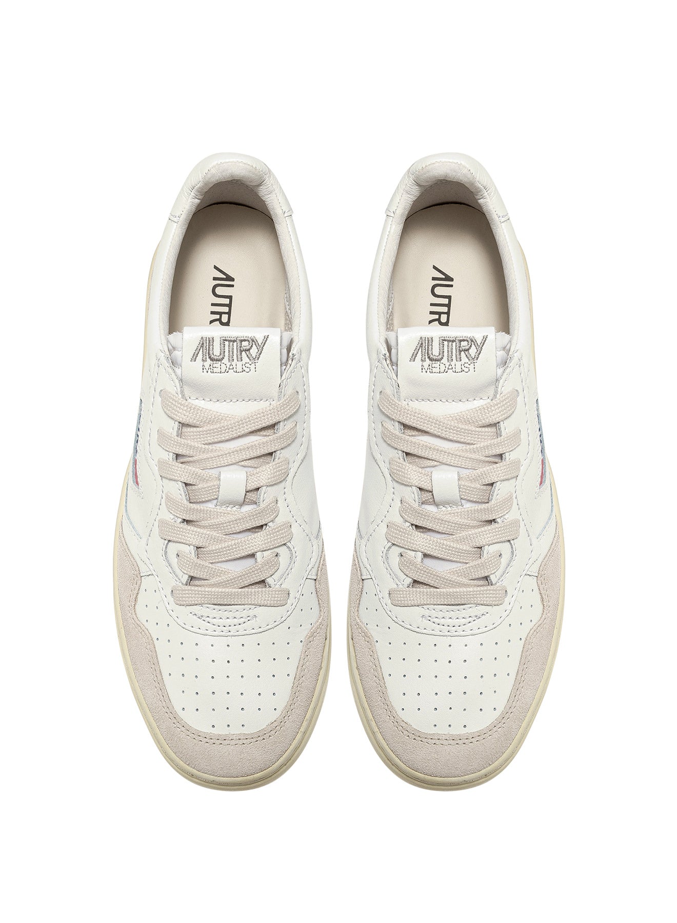 AUTRY Men Medalist LS33 - Leder/Suede weiß