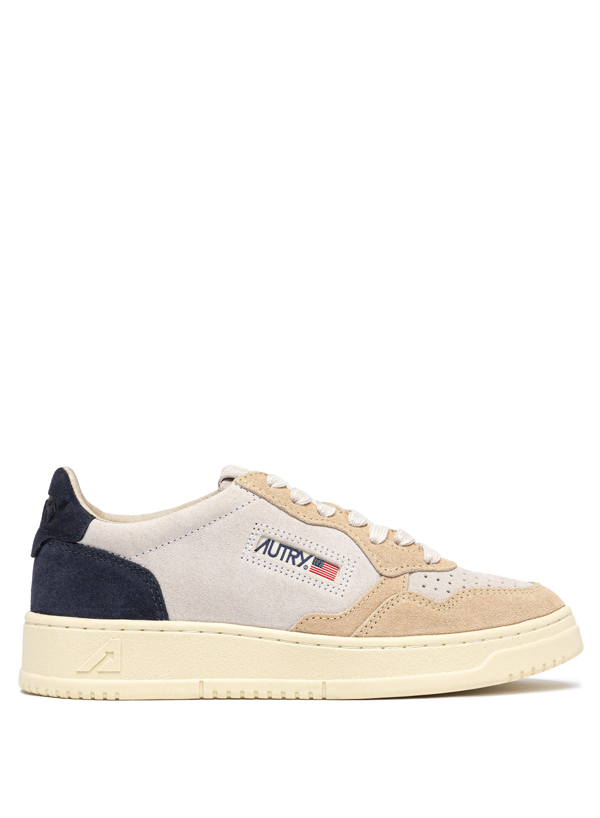 AUTRY Men Medalist TS29 - Tricolor/Suede Blue Space/White/Sand
