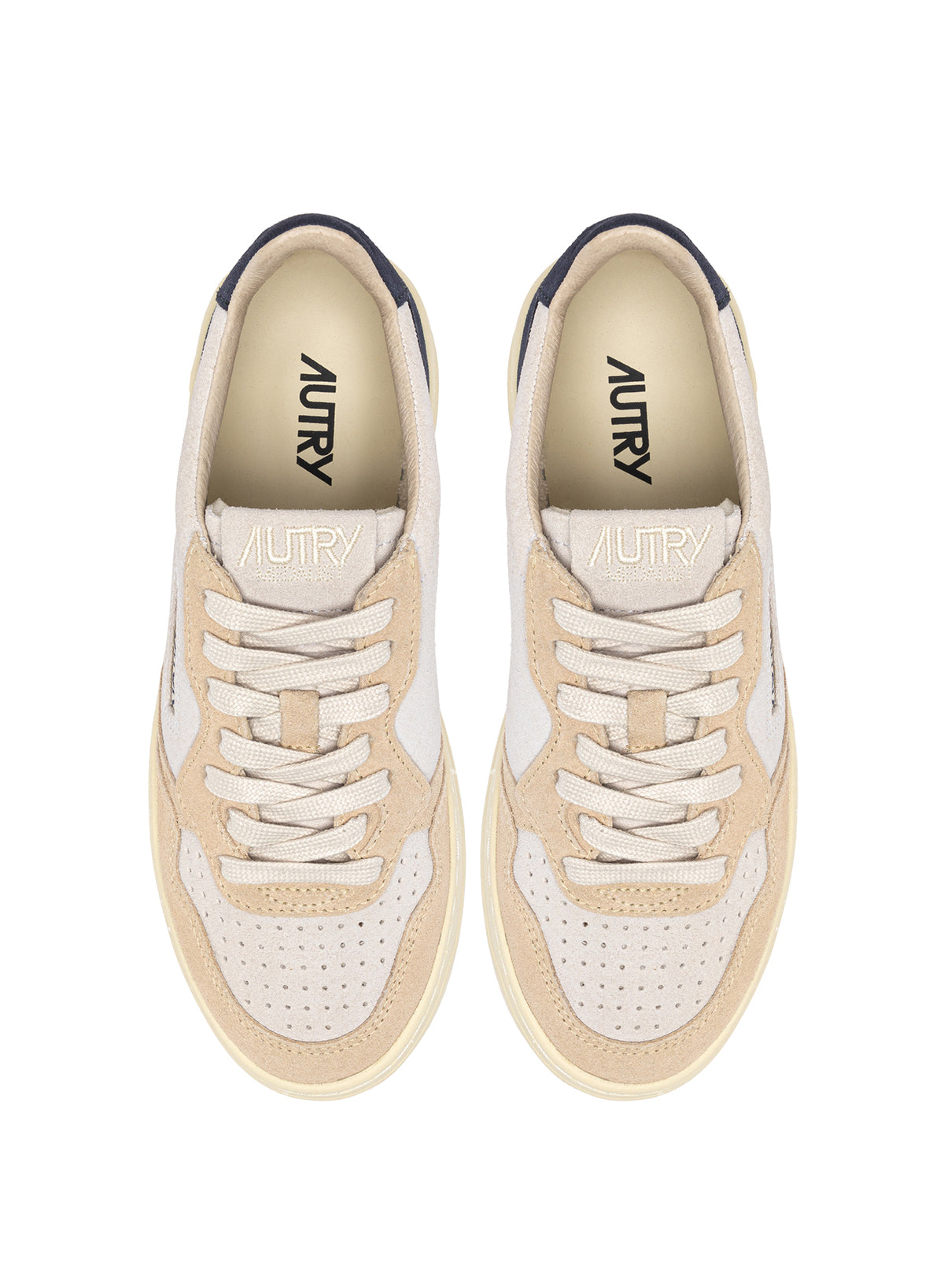 AUTRY Men Medalist TS29 - Tricolor/Suede Blue Space/White/Sand