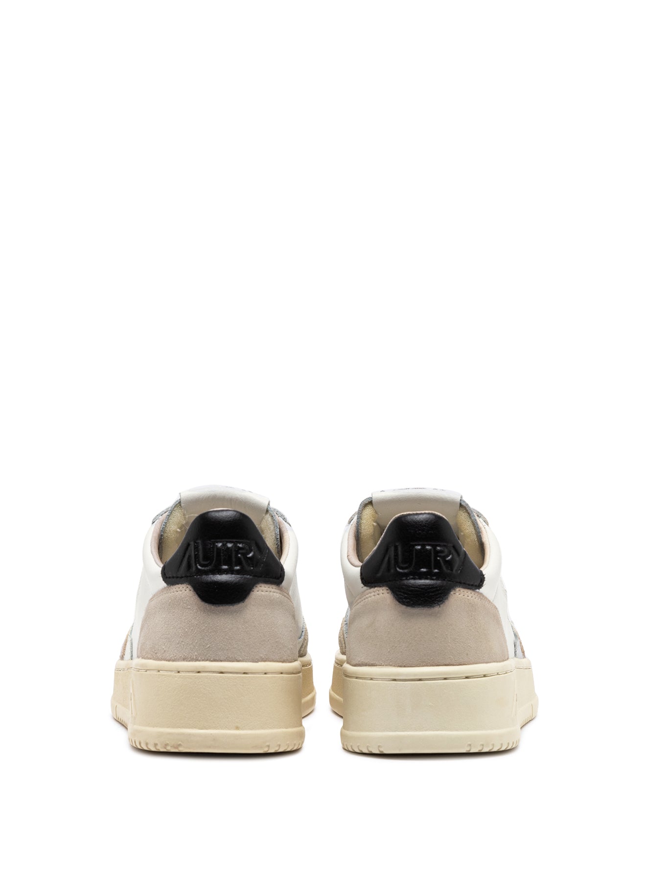 Autry Women Medalist LS21 Leather/Suede white/black