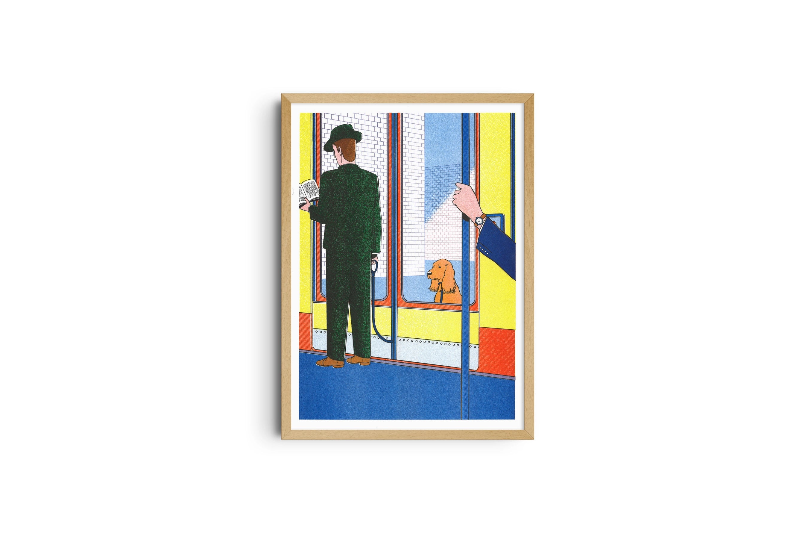 Simon Bailly Poster „Le Métro"