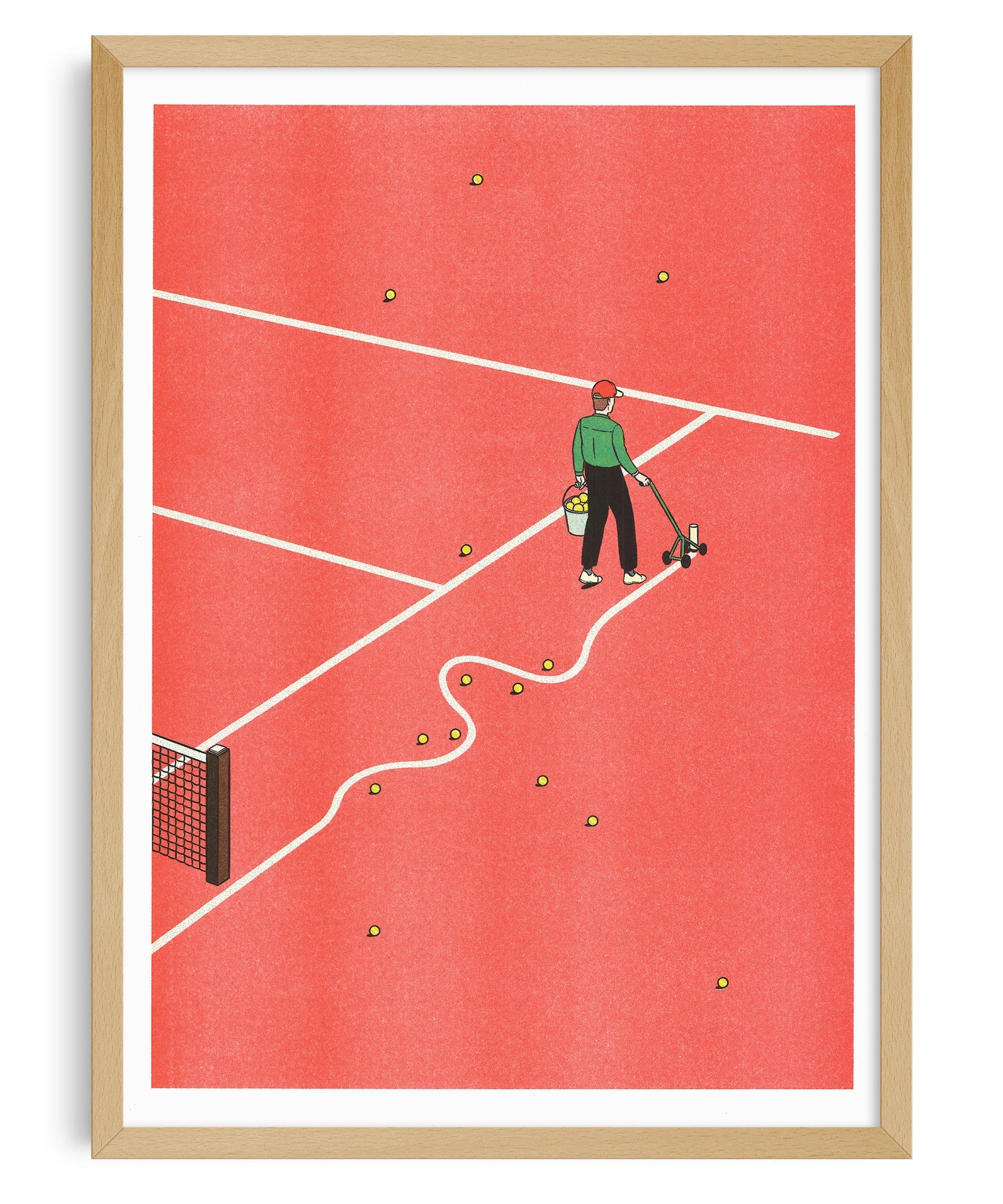 Simon Bailly Poster „Roland-Garros"