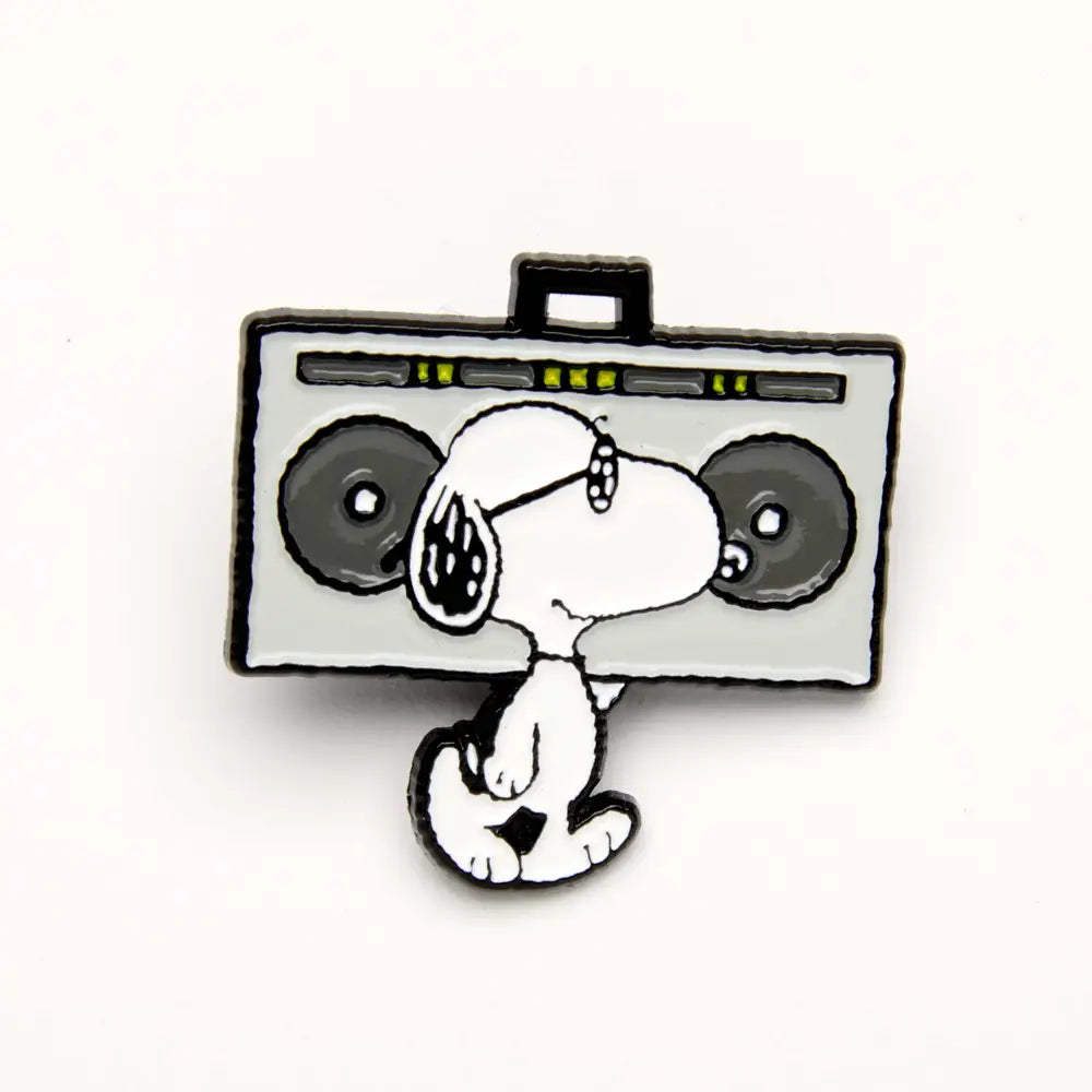 Peanuts Boombox Pin