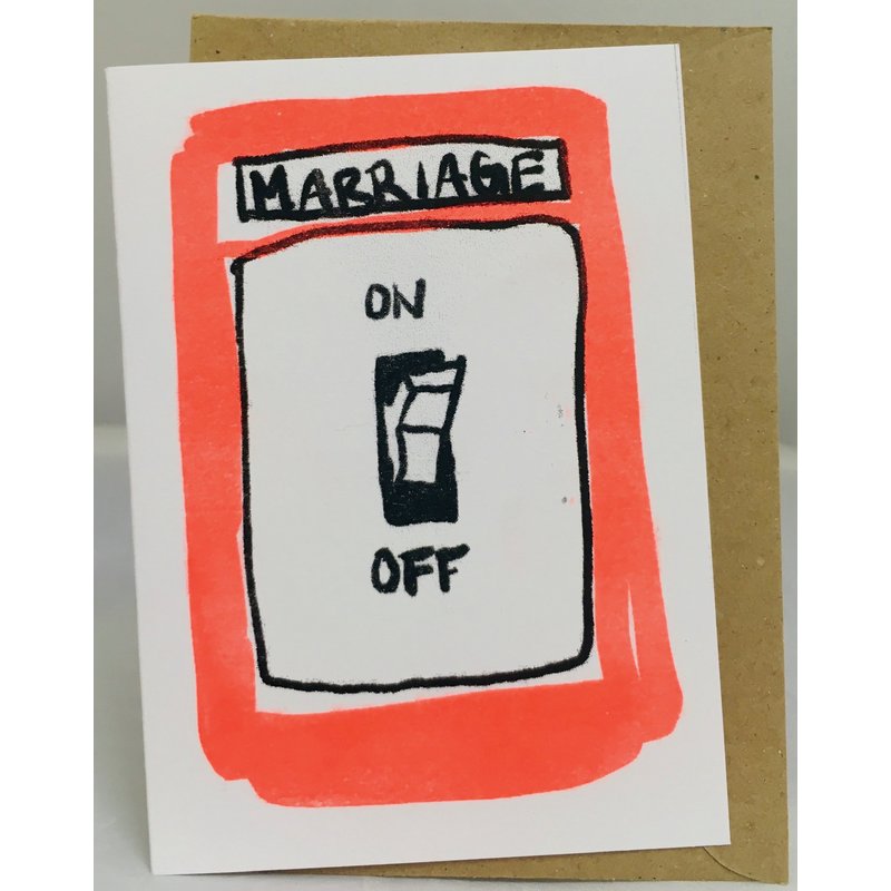 Marriage On Off - Klappkarte