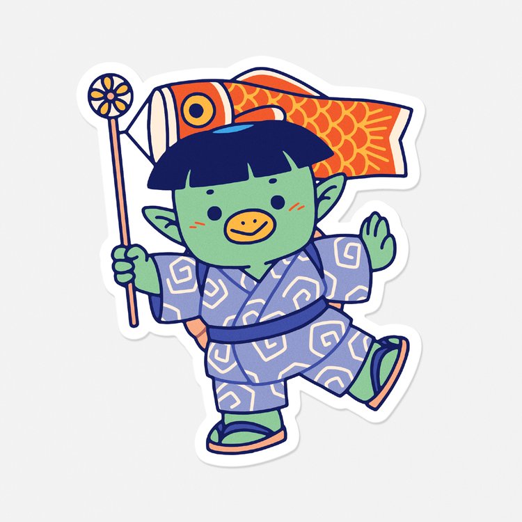 Pickles-Koinbori - Vinyl-Sticker