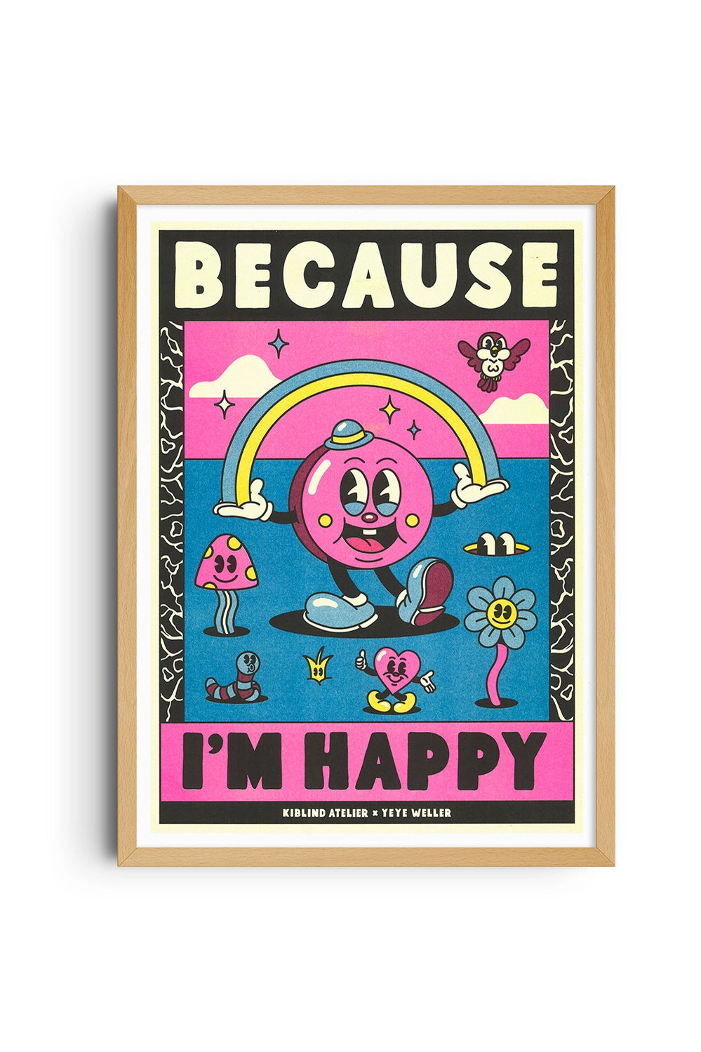 Yeye Weller Poster „Pharrell Williams – Because I'm Happy"