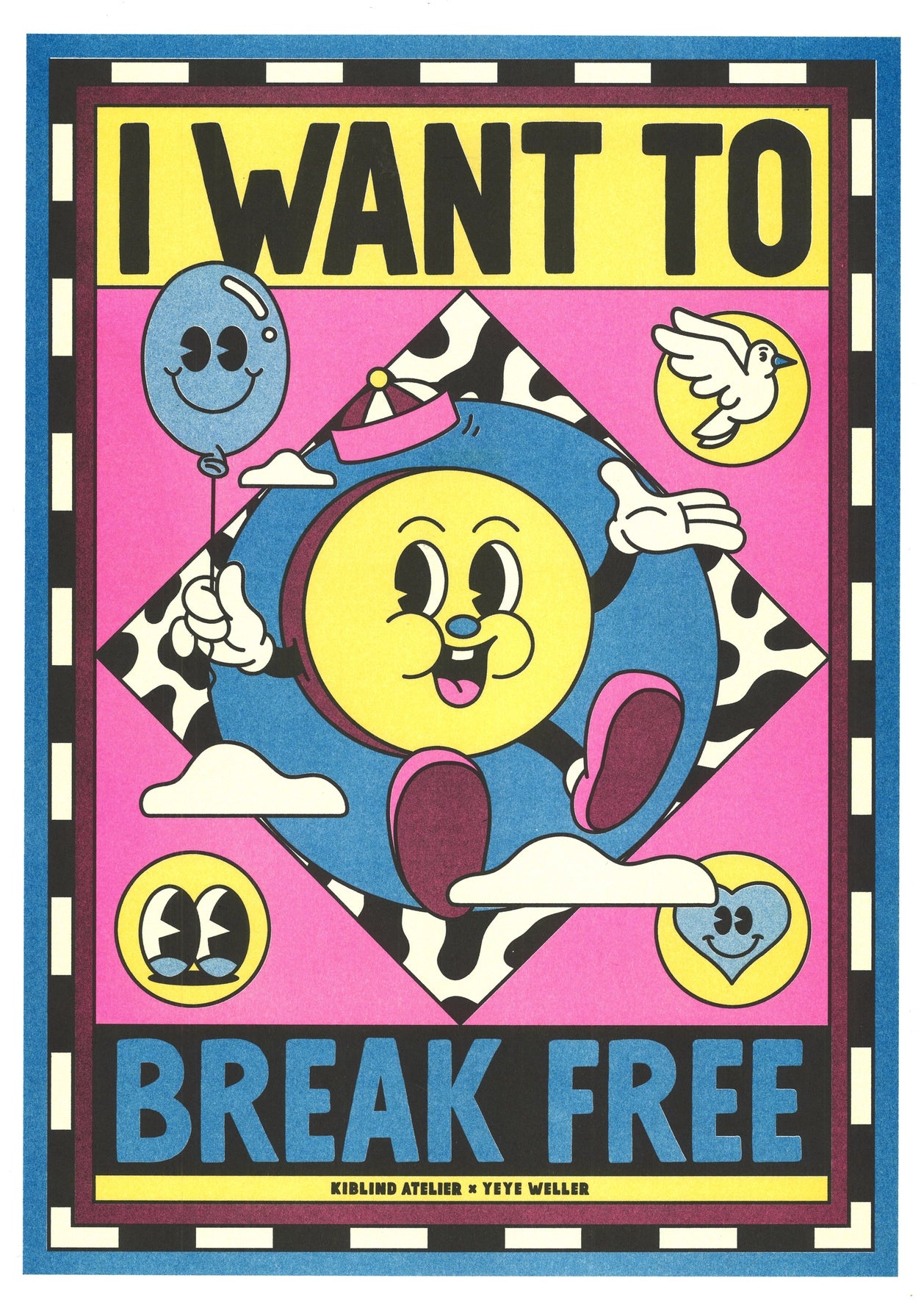 Yeye Weller Poster „Queen – I Want to Break Free"