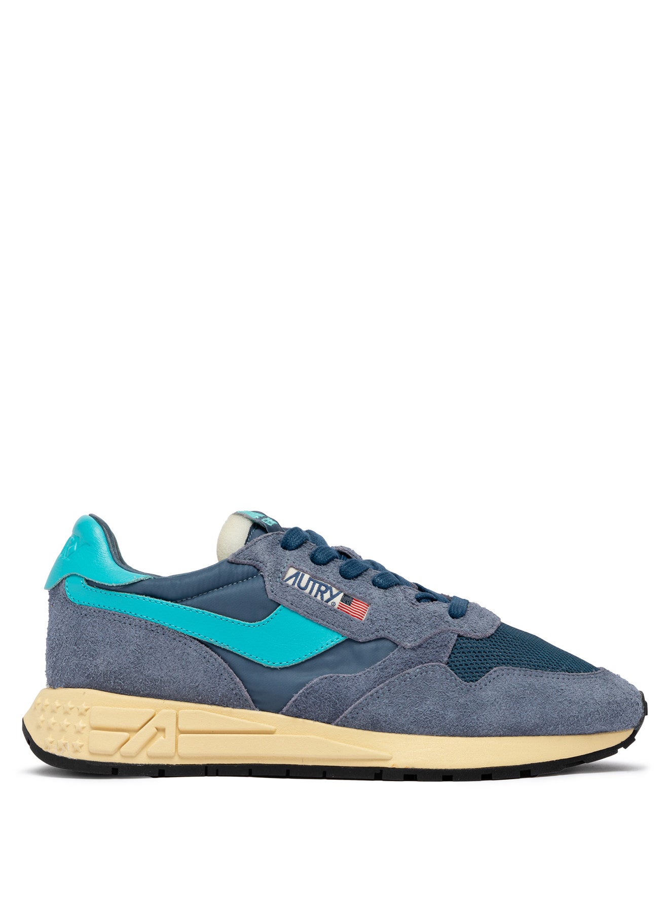 AUTRY Men Reelwind UT37 - Suede agata/blue curacao